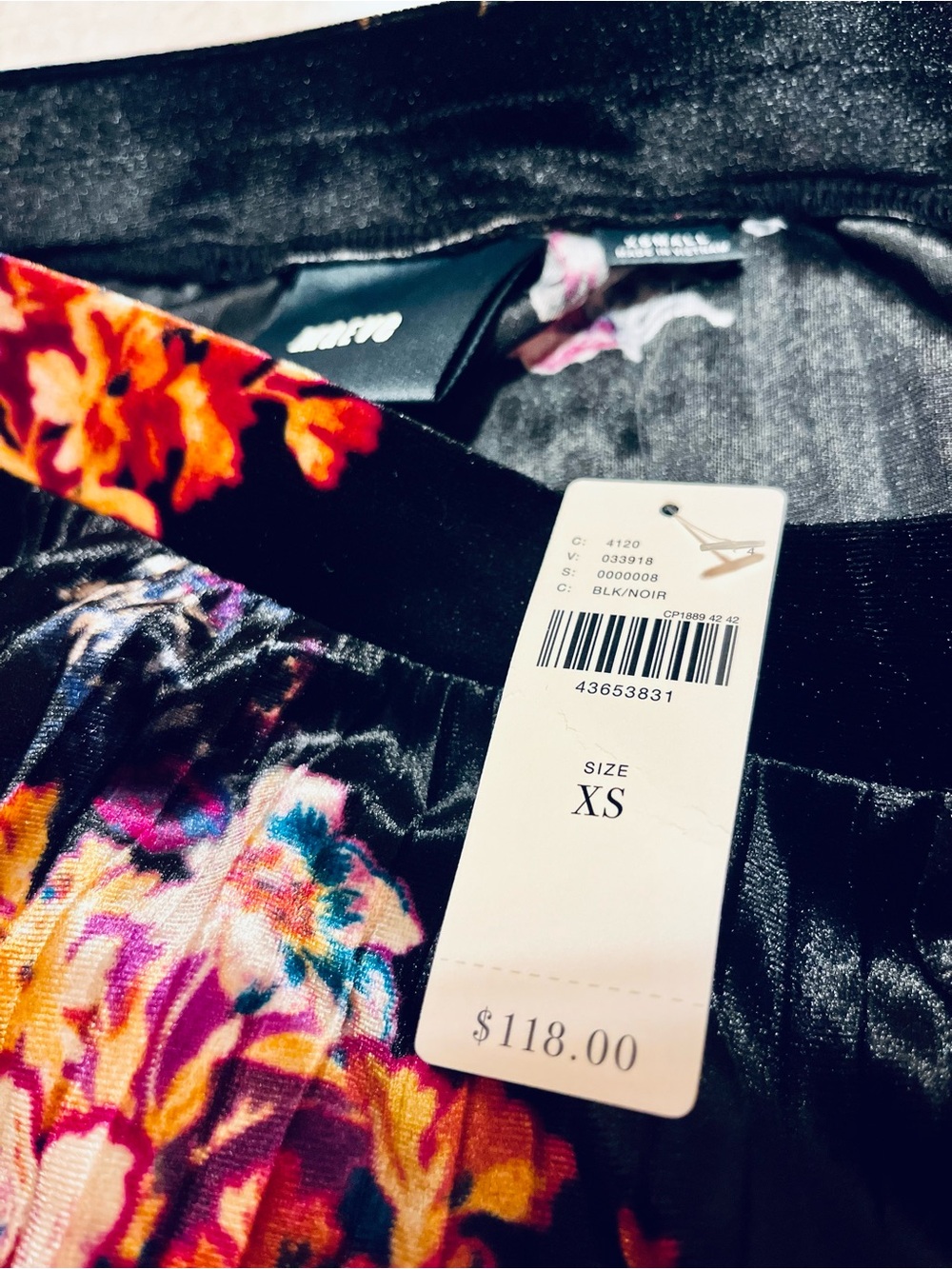NWT Maeve Anthropologie Soft Velvet Flowy Midi Skirt Size XS - Picture 5 of 6